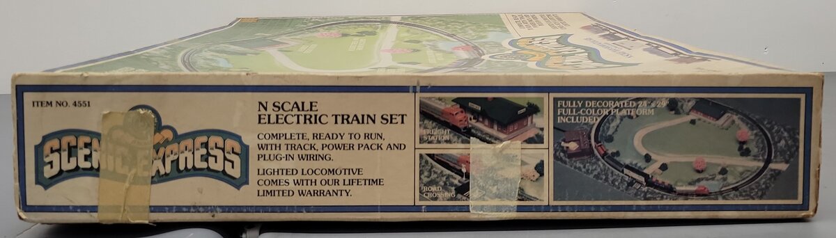 Bachmann 4551 N Scale Scenic Express Diesel Train Set VG/Box
