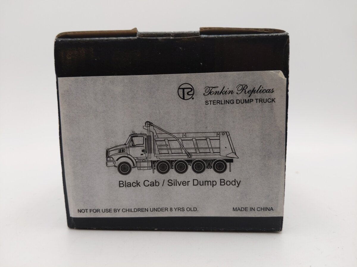 Tonkin Replicas 1:50 Sterling Black/Silver Dump Body Truck EX/Box