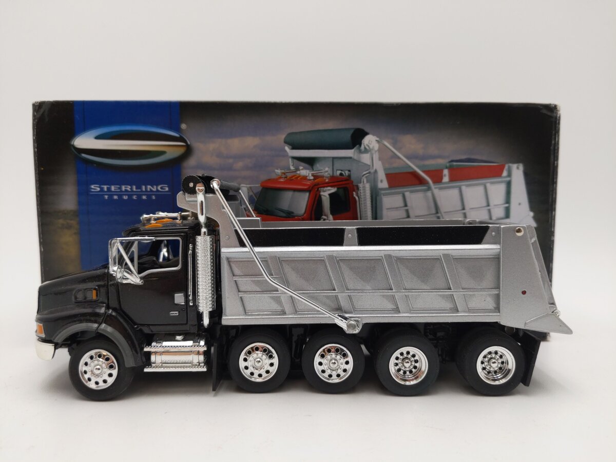 Tonkin Replicas 1:50 Sterling Black/Silver Dump Body Truck EX/Box