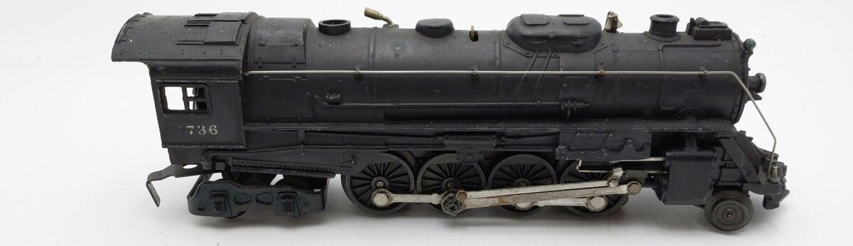 Lionel 736 Vintage O 2-8-4 Berkshire Steam Locomotive VG