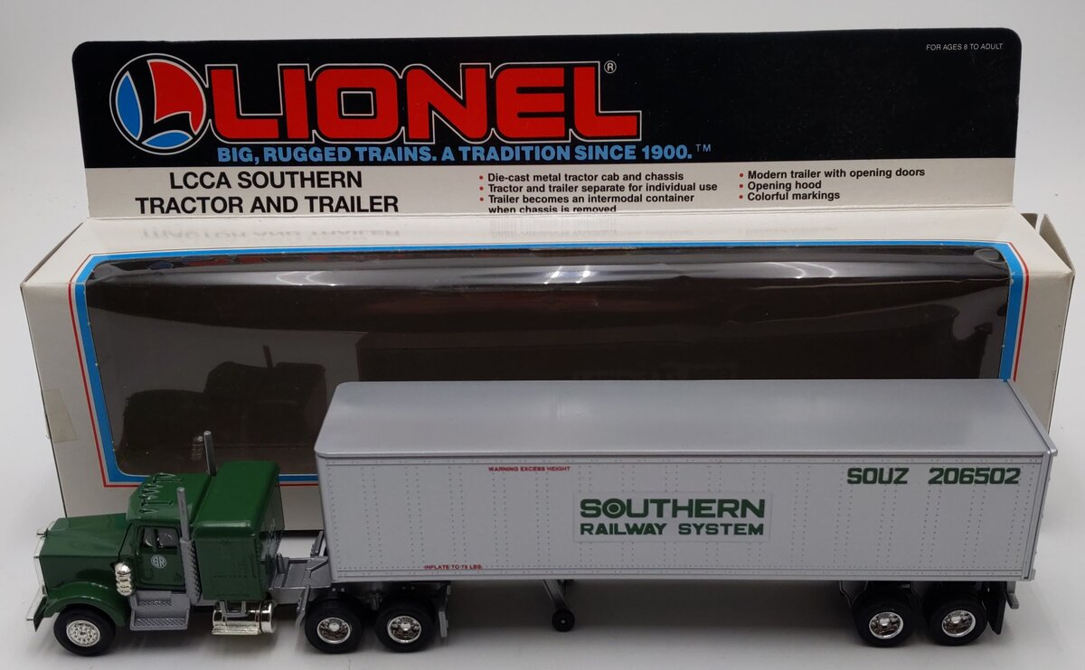 Lionel 6-52056 O Gauge LCCA Southern Tractor Trailer Truck LN/Box