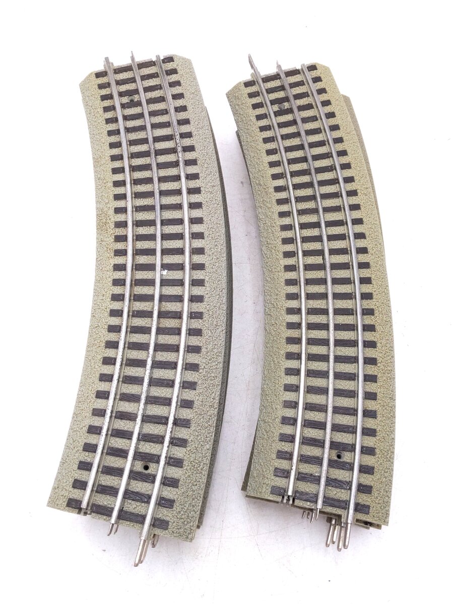 Lionel 6-12043 FasTrack O48 Curved Track (9) VG