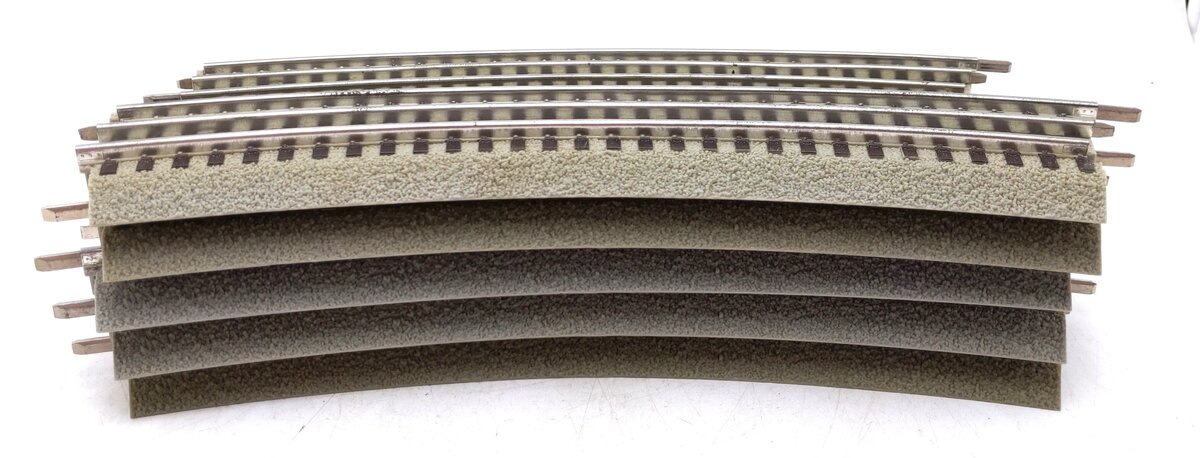 Lionel 6-12043 FasTrack O48 Curved Track (9) VG
