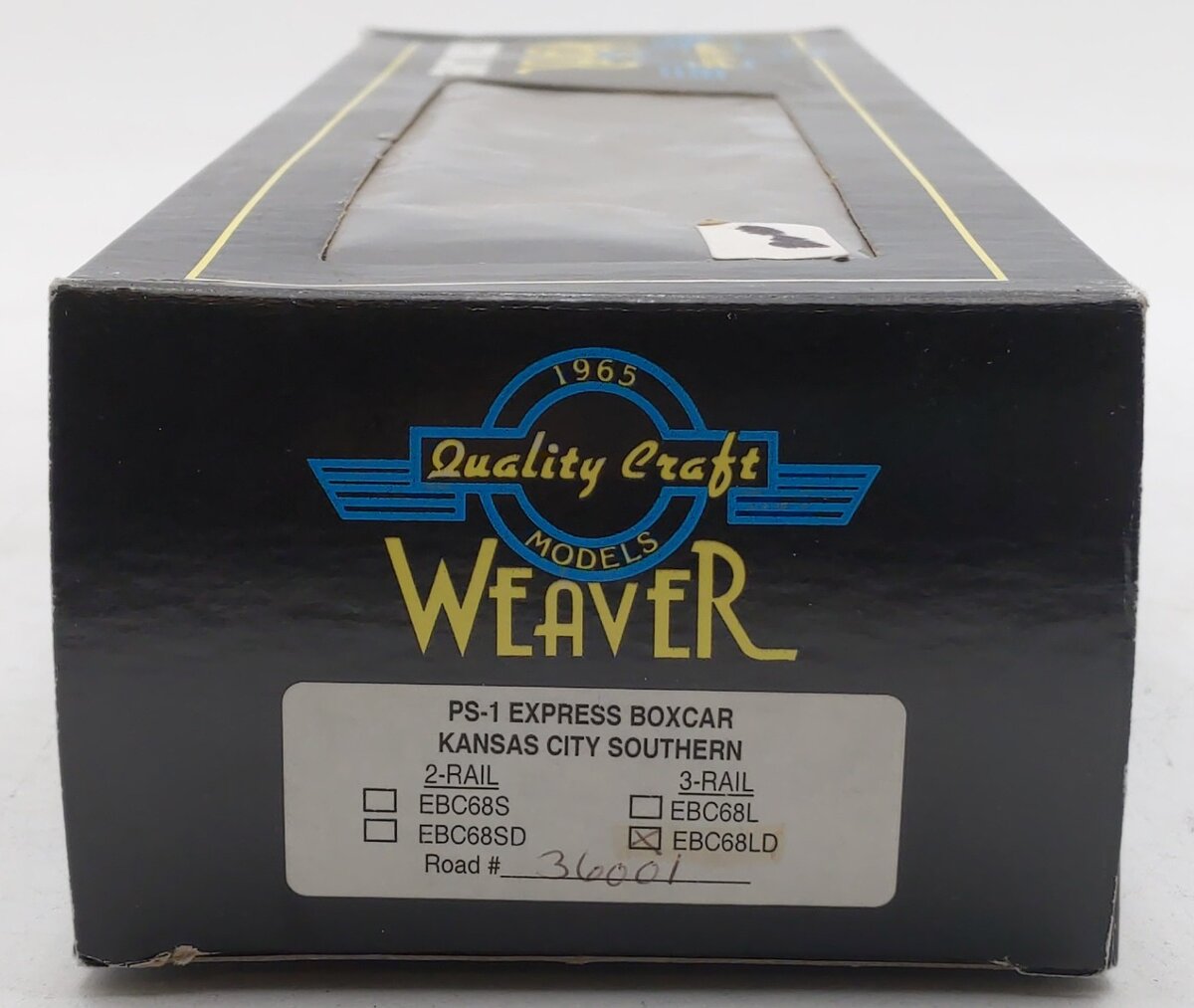 Weaver EBC68LD O Gauge KCS PS-1 Express Boxcar #36017 (3 Rail) EX/Box