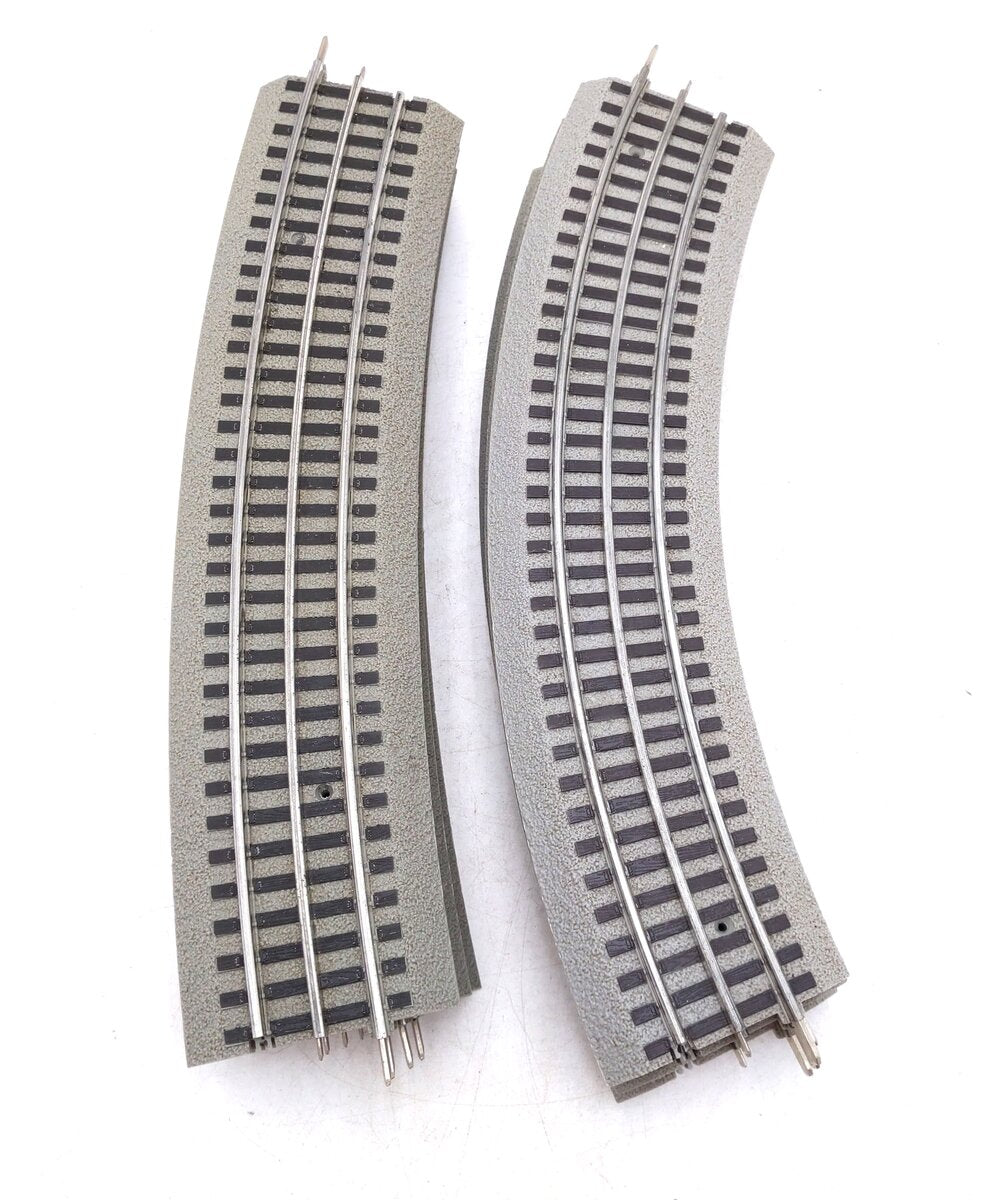 Lionel O Assorted Curved Track Sections: 6-12041, 6-12015 [8] EX