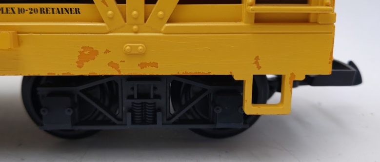 LGB 4268S G Scale Yellow Cattle Sounds Stock Car VG