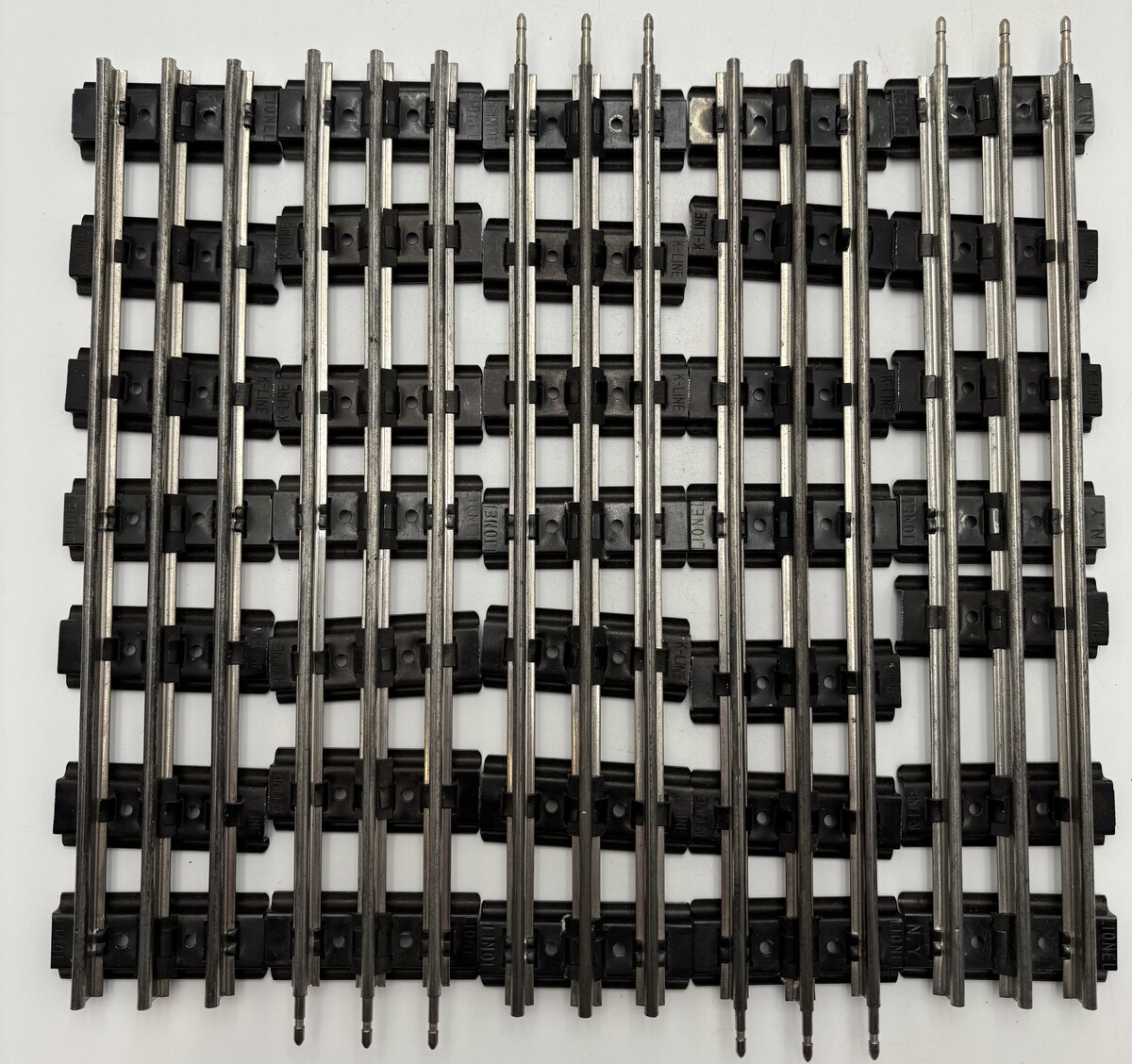 K-Line K-0730 O SuperSnap 10" Straight Track Section Lot Of 20 EX