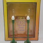 MTH 30-1079 O Baked Enamel Finish Pea Green 2-Street Lamp Set (Packs of 2) LN/Box