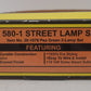 MTH 30-1079 O Baked Enamel Finish Pea Green 2-Street Lamp Set (Packs of 2) LN/Box