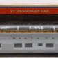Lionel 1927030 O Gauge Santa Fe 21 Stationsounds Diner Dome #550 EX/Box