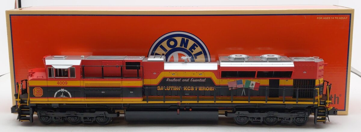 Lionel 2133300 O Kansas City Southern Legacy SD70ACE Diesel Locomotive #4009 EX/Box