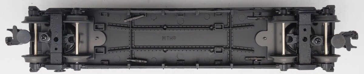 MTH 30-7671 O Gauge MTH Transport Flatcar W/Ertl '30 1/2 Ton Panel Van EX/Box
