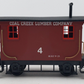 Bachmann 93141 Coal Creek Lumber 4 Wheel Logging Caboose EX