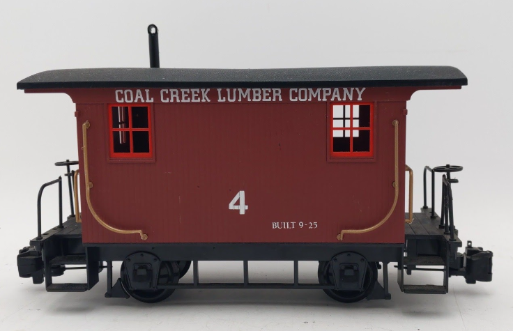 Bachmann 93141 Coal Creek Lumber 4 Wheel Logging Caboose EX