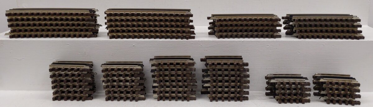 Atlas O Gauge Assorted Curved Track Sections [52] EX