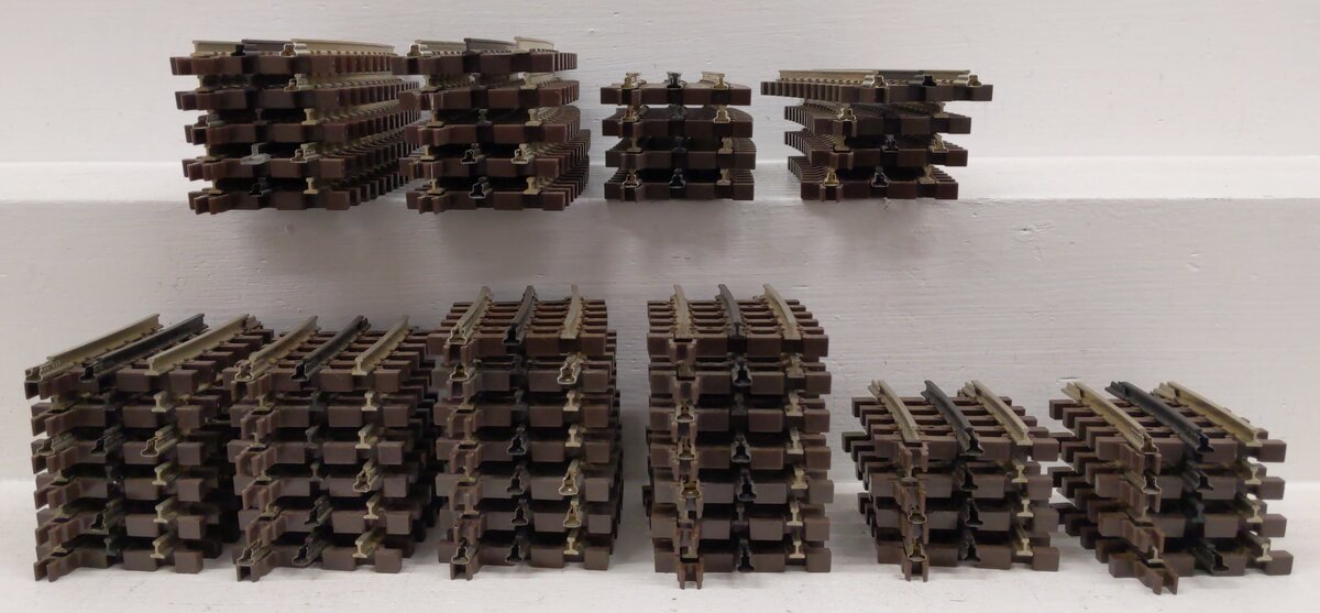 Atlas O Gauge Assorted Curved Track Sections [52] EX
