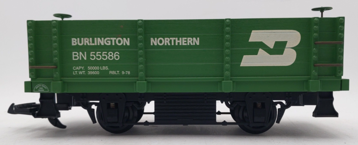 Aristo-Craft 40004 Burlington Northern 20 Foot Gondola #55586 EX