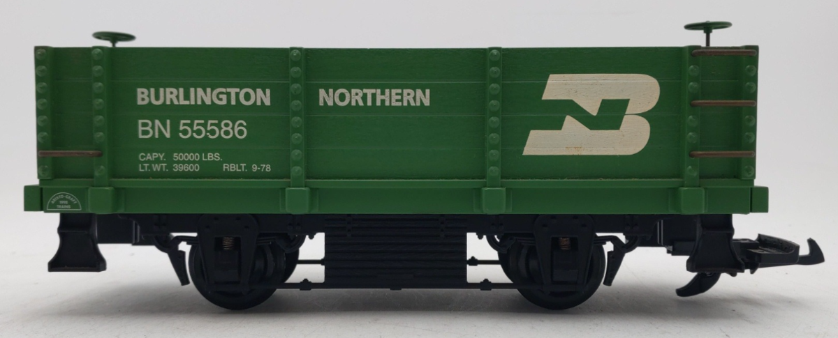 Aristo-Craft 40004 Burlington Northern 20 Foot Gondola #55586 EX