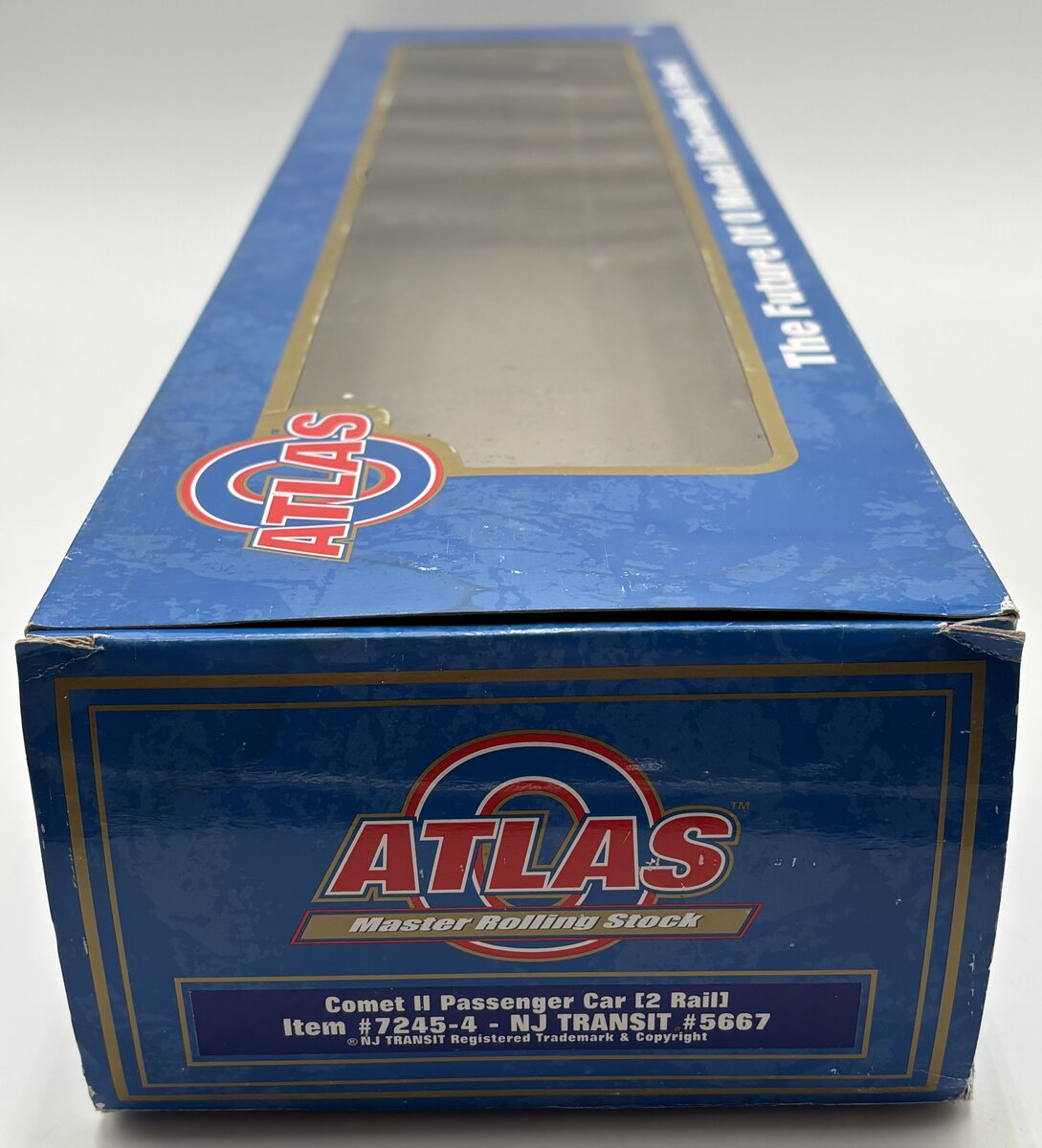 Atlas 7254-4 O Scale 2-Rail NJ Transit Comet II Passenger Car #5667 VG/Box