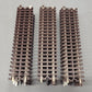 Atlas 6050 O Nickel Silver 10" Straight Track with Brown Ties (15) EX
