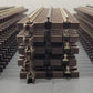 Atlas 6050 O Nickel Silver 10" Straight Track with Brown Ties (15) EX
