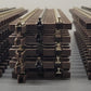 Atlas 6050 O Nickel Silver 10" Straight Track with Brown Ties (15) EX