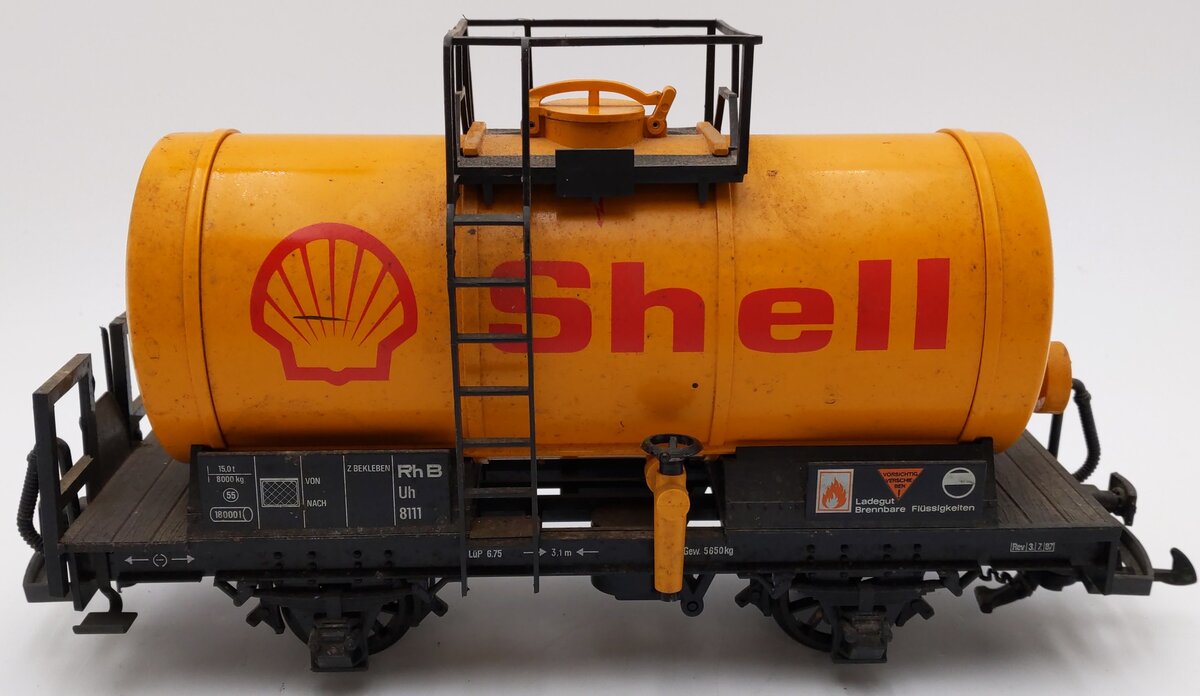 LGB 40402 G Scale Shell Tank Car - Plastic Wheels VG