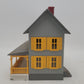 MTH 30-9001 O Scale Country House Building Gray w/ Yellow Shutters EX