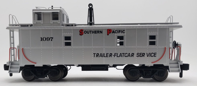 MTH 70-77024 G Southern Pacific Offset Steel Caboose Car #1097 EX