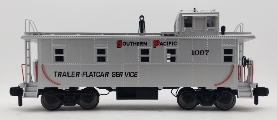 MTH 70-77024 G Southern Pacific Offset Steel Caboose Car #1097 EX