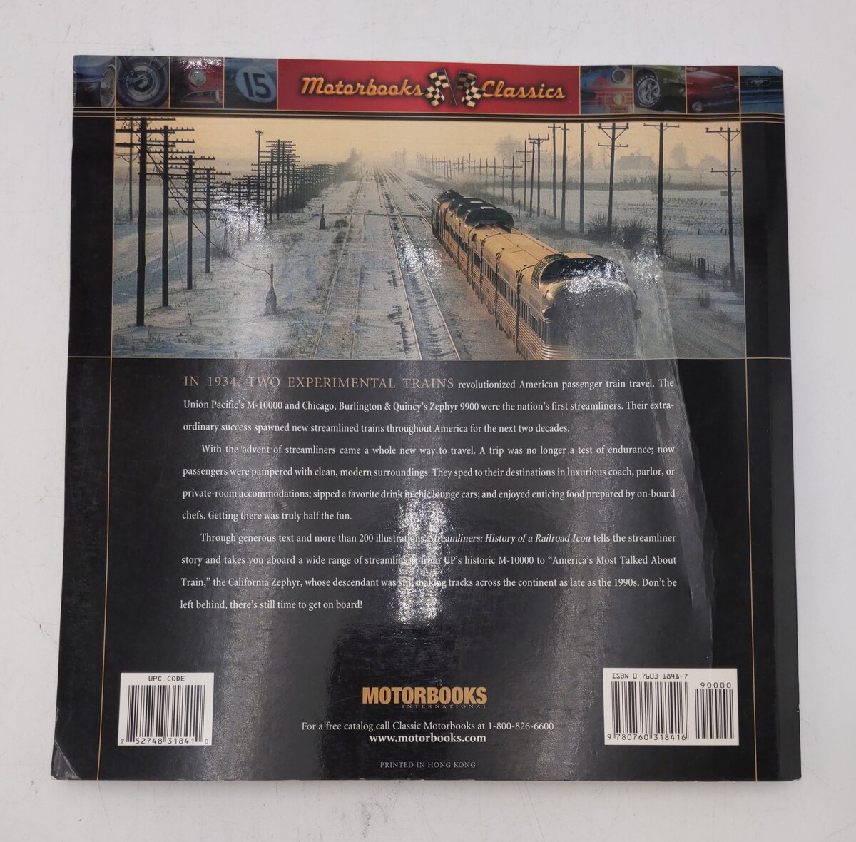Streamliners: History Of A Railroad Icon Paperback Book Mike Scafer & Joe Welsh EX