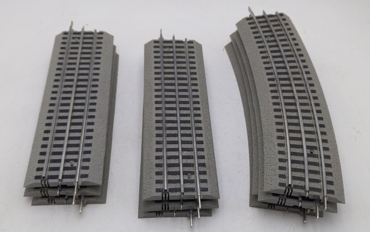 Lionel Assorted O Gauge Curved & Straight FasTrack Pieces [10] EX