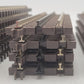 Atlas 6050 O Nickel Silver 10" Straight Track with Brown Ties (13) EX
