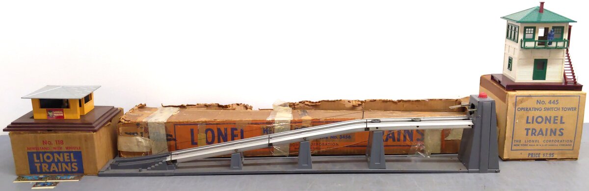 Lionel Vintage O Gauge Buildings & Accessories: 456, 445, 118 [3] VG/Box