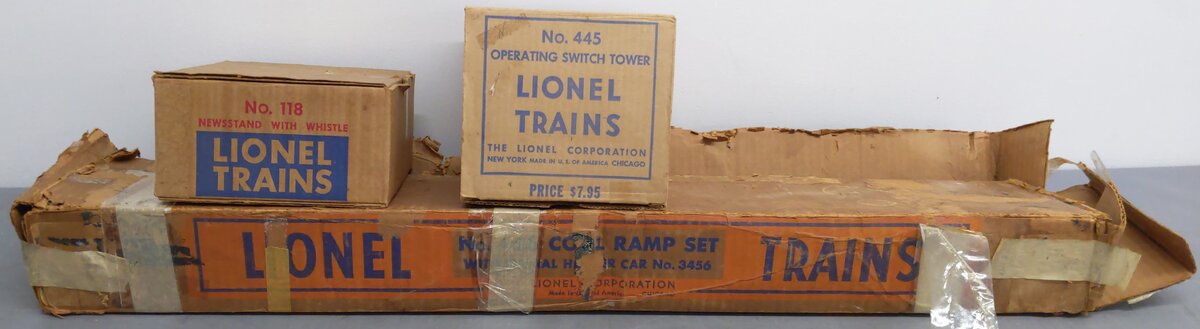 Lionel Vintage O Gauge Buildings & Accessories: 456, 445, 118 [3] VG/Box