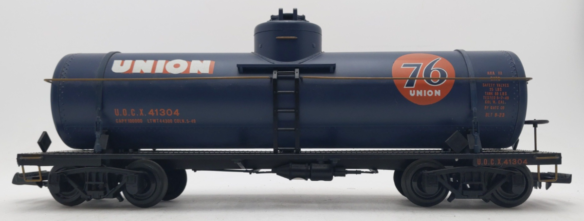 Aristo-Craft 41304 G Scale Union Oil Single Dome Tank Car EX