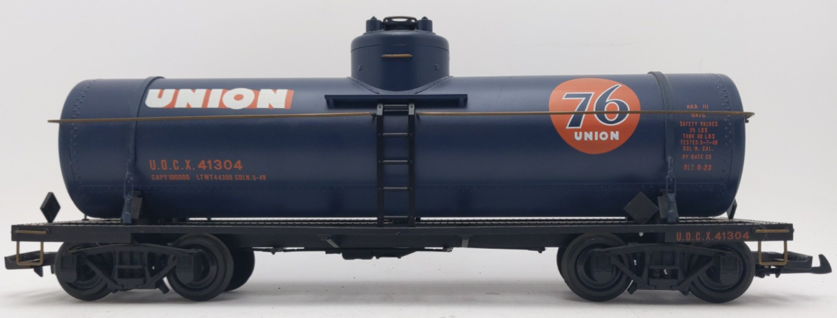 Aristo-Craft 41304 G Scale Union Oil Single Dome Tank Car EX