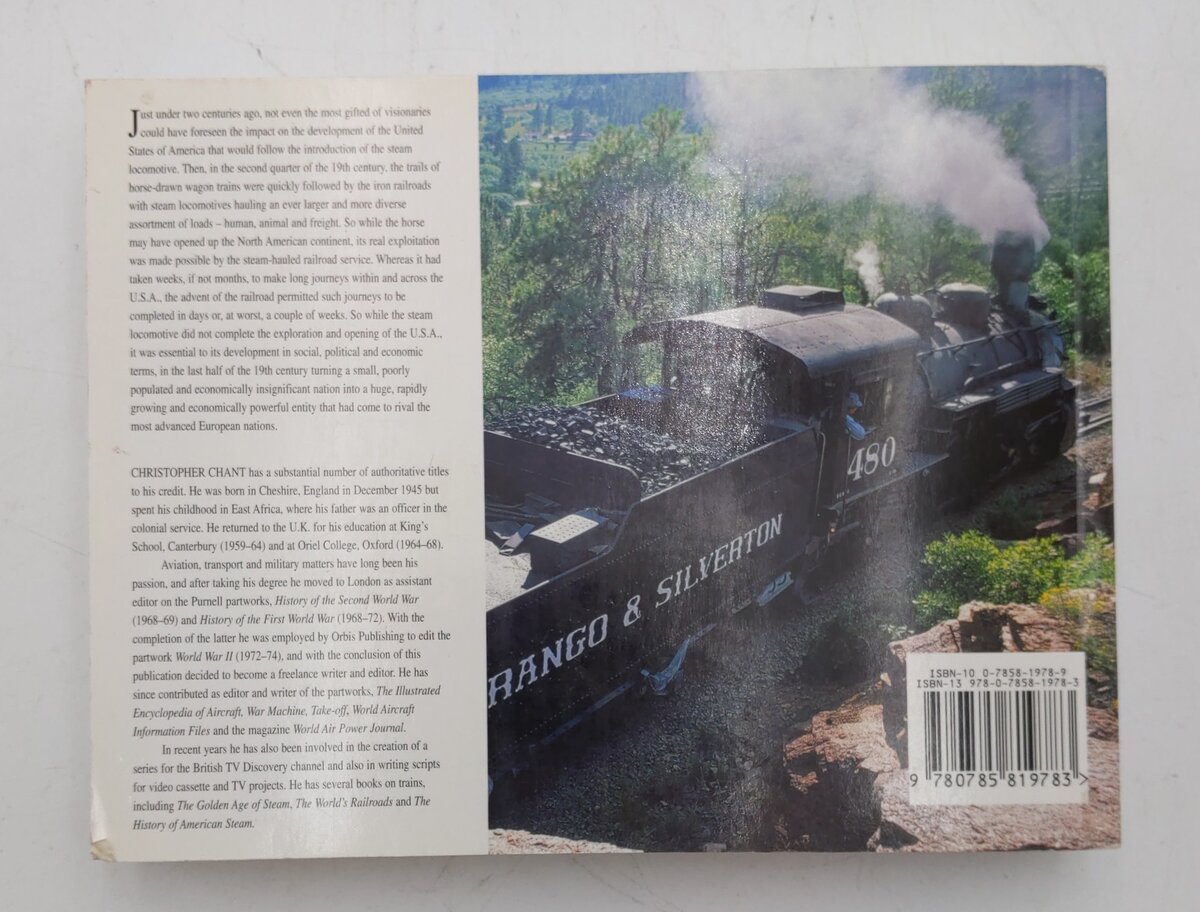The History Of North American Rail Paperback Book By Christopher Chant EX