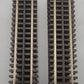 Atlas 6050 O Nickel Silver 10" Straight Track with Brown Ties (14) EX