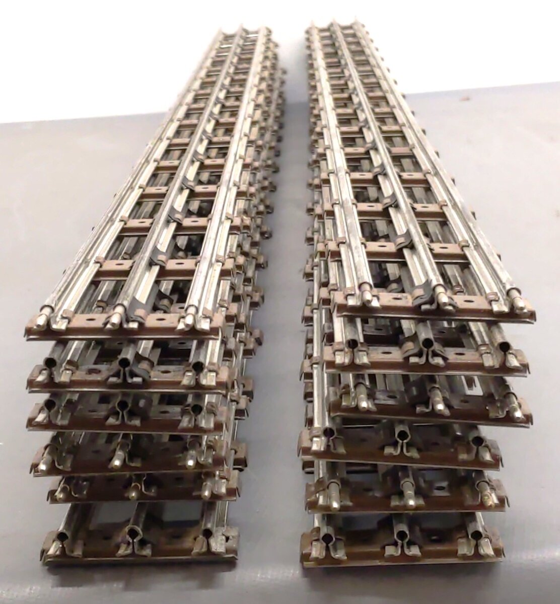 K-Line K-0256 O 36" Tubular O-27 Extra Long Straight Track Sections (12) VG