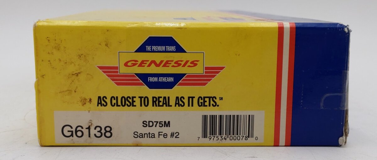 Athearn G6138 HO Scale Santa Fe SD75M Diesel Locomotive #226/Box