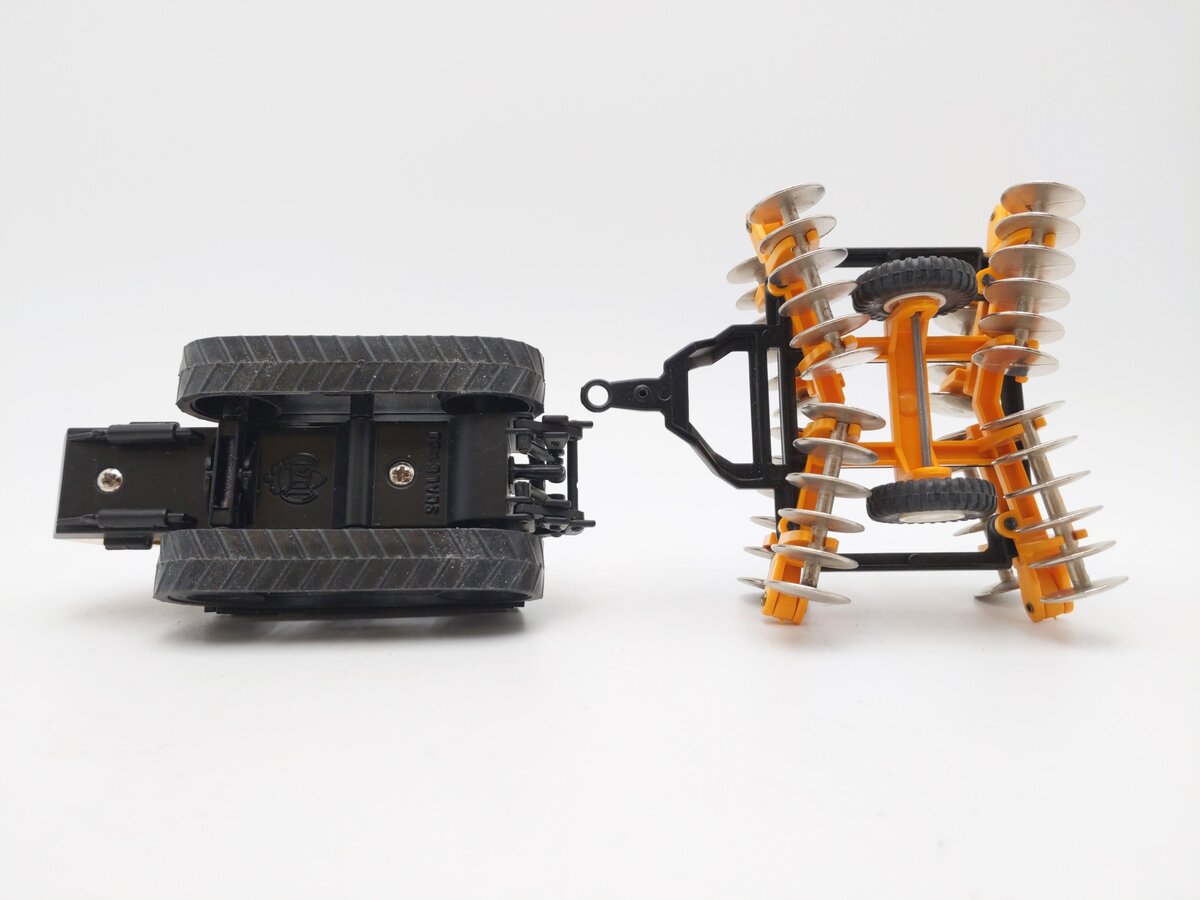 Joal 253 1:50 Scale CAT Challenger 65 Tractor w/Disc Harrow EX/Box