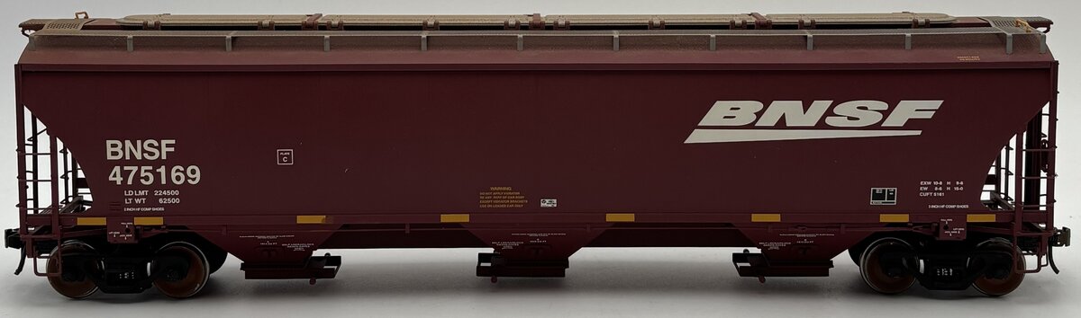 Atlas 3002102-9 O Scale BNSF 5161 Covered Hopper #475169 (2-Rail) VG/Box