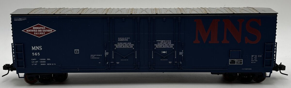 Atlas 1758-1 HO MN&S Double Plug Door Boxcar #565 VG