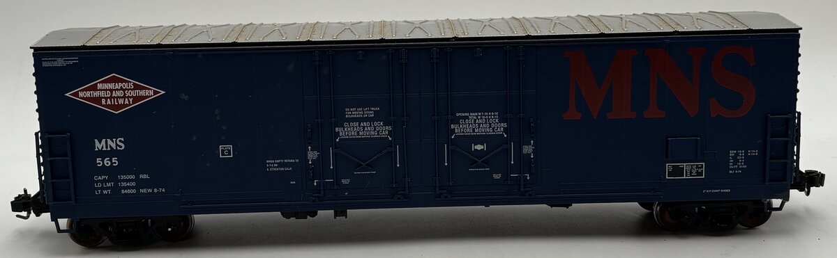 Atlas 1758-1 HO MN&S Double Plug Door Boxcar #565 VG