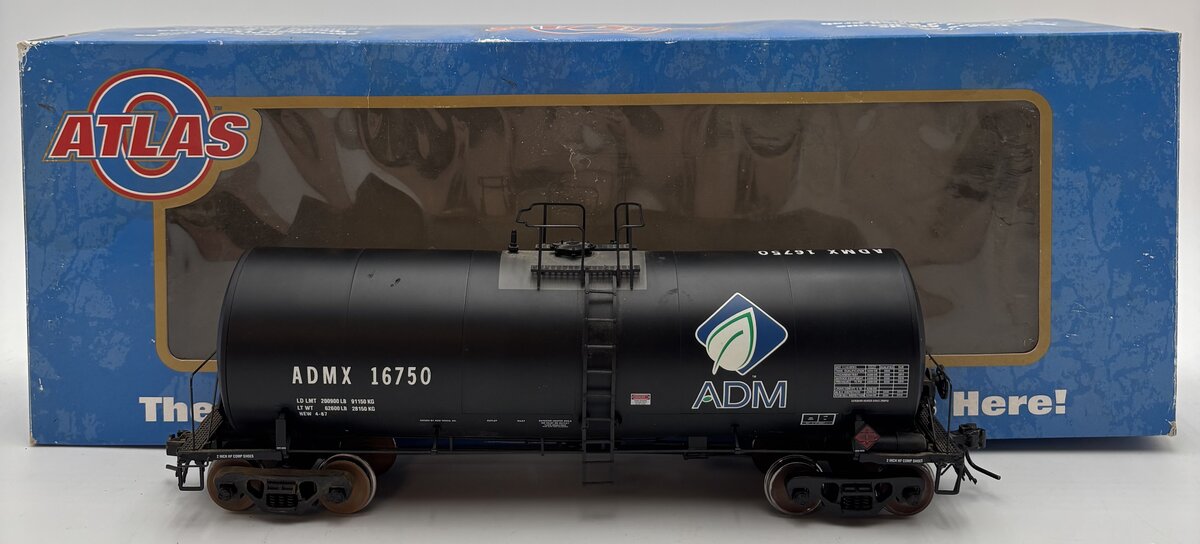Atlas 9281-4 O ADM 17,600 Gallon Corn Syrup Tank Car #16750 (2-Rail) VG/Box