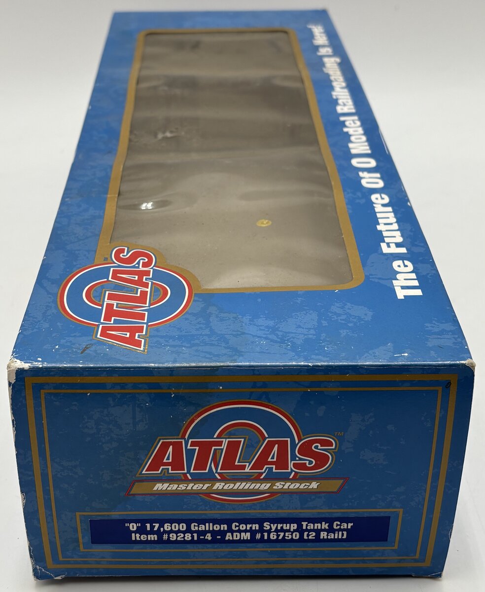 Atlas 9281-4 O ADM 17,600 Gallon Corn Syrup Tank Car #16750 (2-Rail) VG/Box