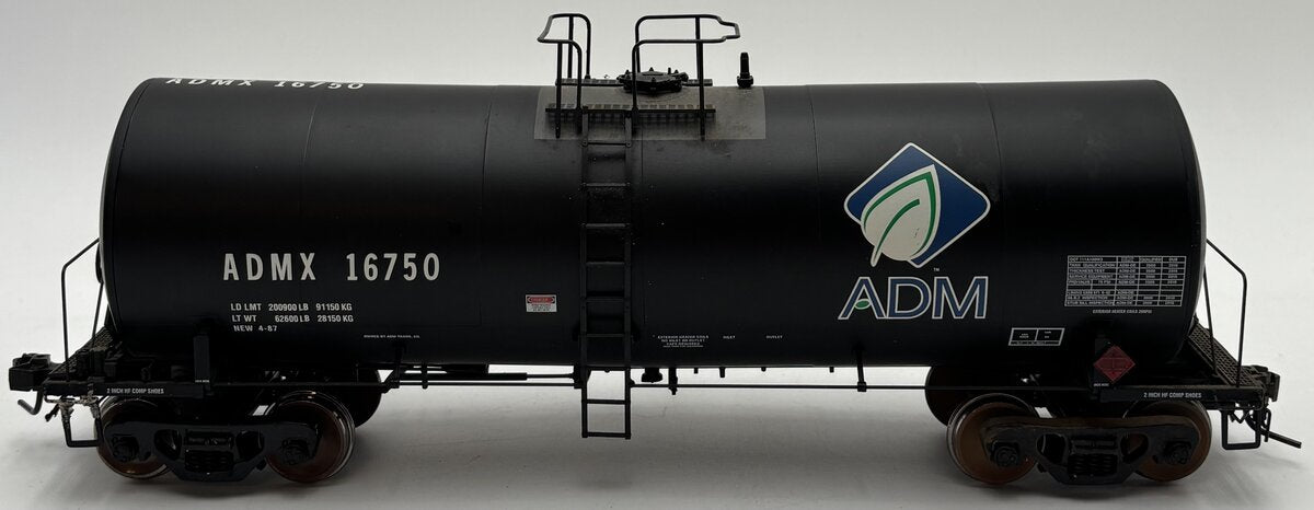 Atlas 9281-4 O ADM 17,600 Gallon Corn Syrup Tank Car #16750 (2-Rail) VG/Box