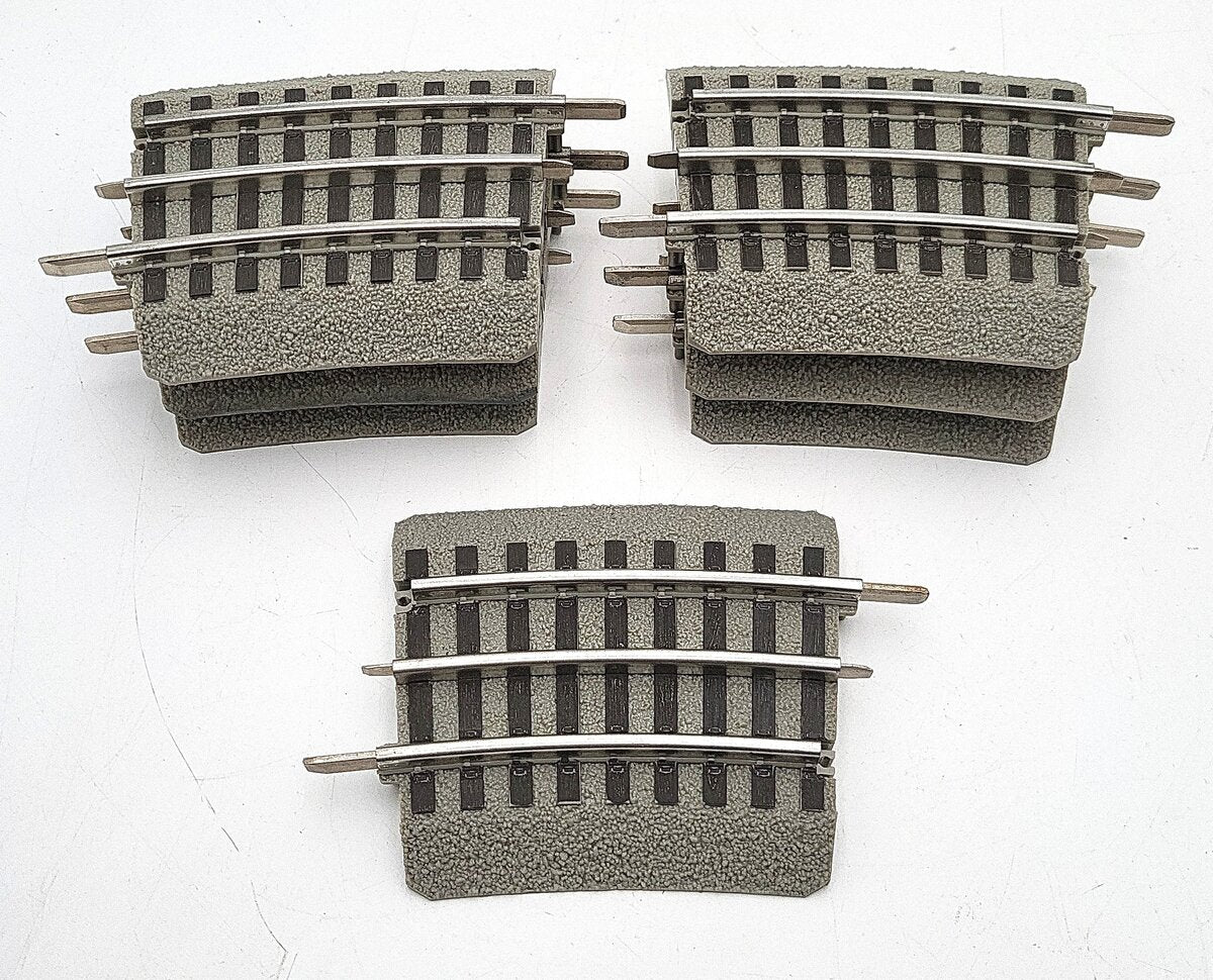 Lionel 6-16835 O-48 1/4 Curved Fast Track Sections [7] EX