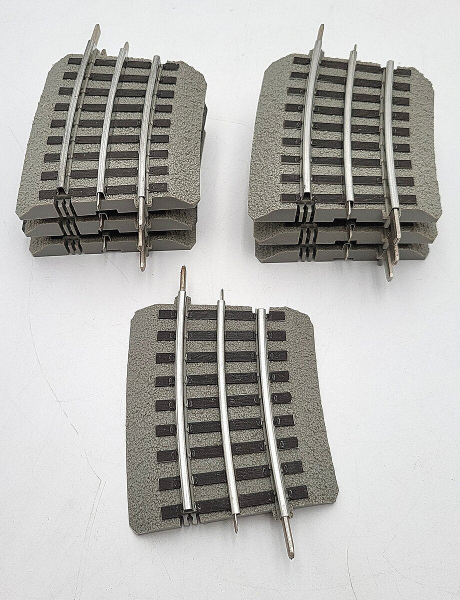 Lionel 6-16835 O-48 1/4 Curved Fast Track Sections [7] EX